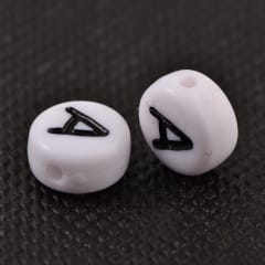 Letras plásticas redonda abecedario / 100 uds 0