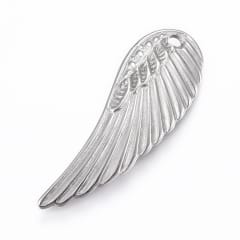 Dije colgante Ala angel acero / unidad 0
