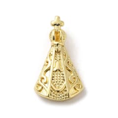 Dije colgante virgen del valle 20 mm baño oro / unidad 0