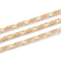 Cordón trenzado redondo 2 mm nylon / metro 0