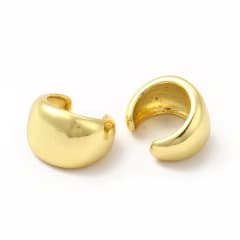 Ear cuff solitarios chunky liso 12 mm / unidad 0