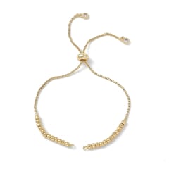 Base pulsera balines cadena veneciana baño oro platino / unidad 0