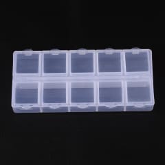 Caja organizadora 10 divisiones no extraíble 13x6cm / unidad 0