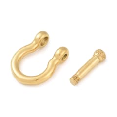 Dije conector grillete caballo 24 mm acero / unidad 0