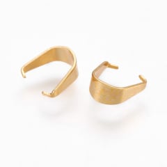 Porta dije Valier acero dorado / 10 uds 0