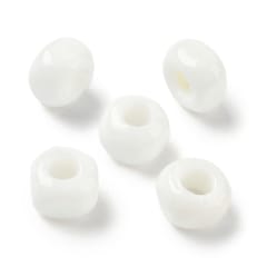 Cuenta abalorios europeo forma cubo 11.5 mm murano / unidad 1