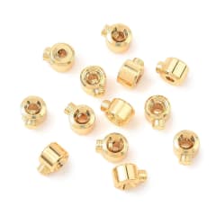 Grapa apriete posicionadora 3x2.5 mm baño oro / unidad 0