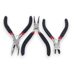 Alicate negro acero al carbono corte apretar doblar / set 0