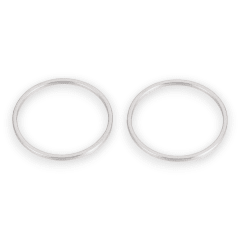 Figura cerrada estrella corazón círculo acero plateado  / unidad 0