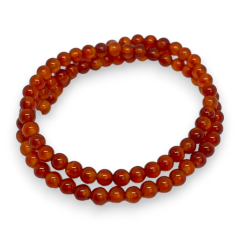 Sarta abalorios cuentas piedra cornalina / tira 0