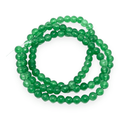 Sarta abalorios cuentas piedra jade / tira 0