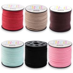 Cordón de gamuza sintética 3 mm / 5 metros 0