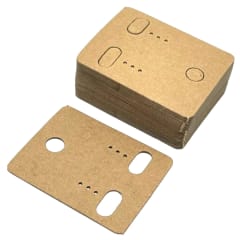 Tarjetas tags cartón exhibición de aros aretes / 100 uds 0