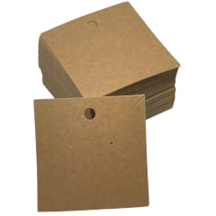 Tarjetas tags de cartón para exhibir conjunto de joyas / 100 uds 0