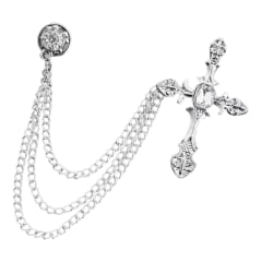 Broche prendedor cruz para traje de caballero / unidad 0