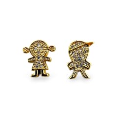 Dije pasador niña niño baño de oro / unidad 0