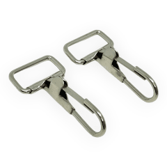 Mosquetones broche fijo ancho / 10 uds 0