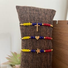 Pulsera tricolor venezuela ajustable VTE / unidad 0