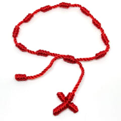 Pulsera roja 10 nudos decenario 0