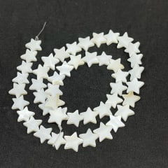 Abalorios cuentas figura estrella nacar 6-10 mm 0