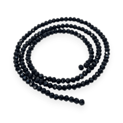 Sarta cristales 2 mm murano facetado unicolor / tira 3