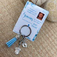 Souvenir llavero recuerdo baby shower bebé niño niña / docena 0