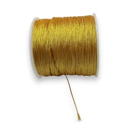 Hilo chino nylon trenzado metalizado 1 mm / metro 0