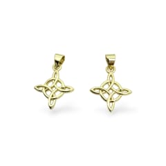 Dije colgante nudo de bruja 20x15 mm baño de oro / unidad 0