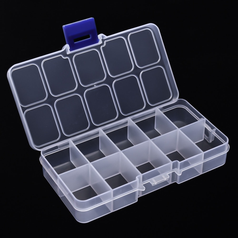 Caja organizadora 10 divisiones no extraíble 13x6.5cm / unidad4