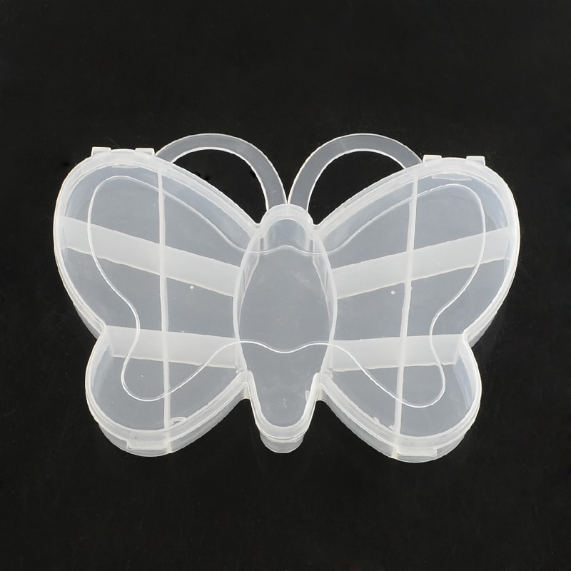 Caja organizadora mariposa con divisiones no extraíbles / unidad1