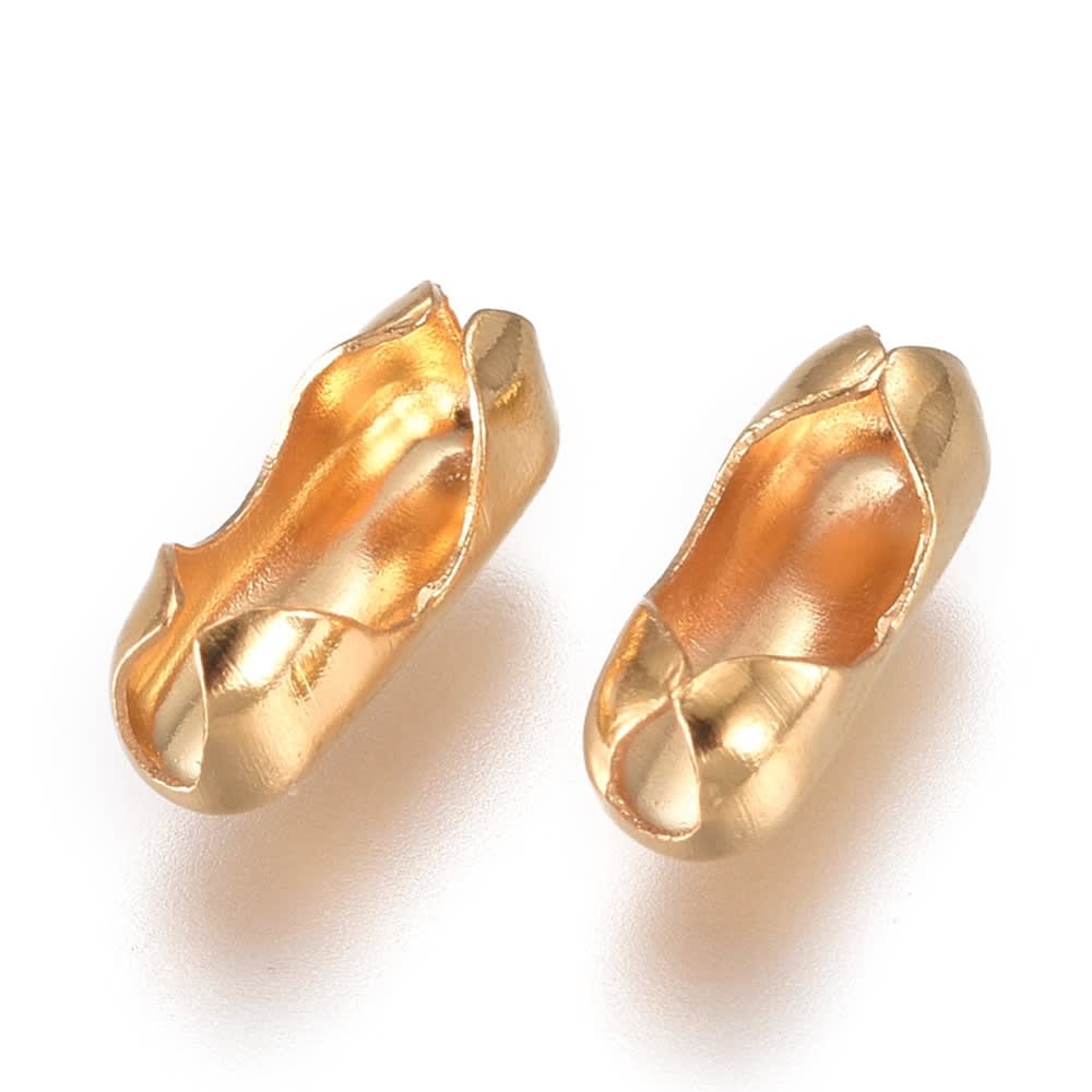 Broche conector cadena militar balines acero / unidad3