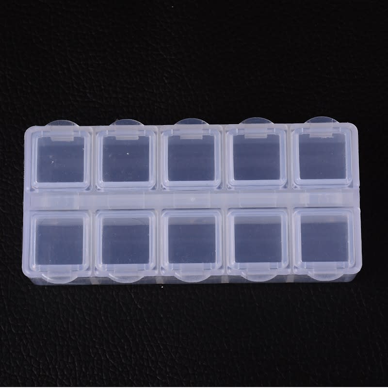 Caja organizadora mini 10 divisiones no extraíble 9x4.5cm / unidad5