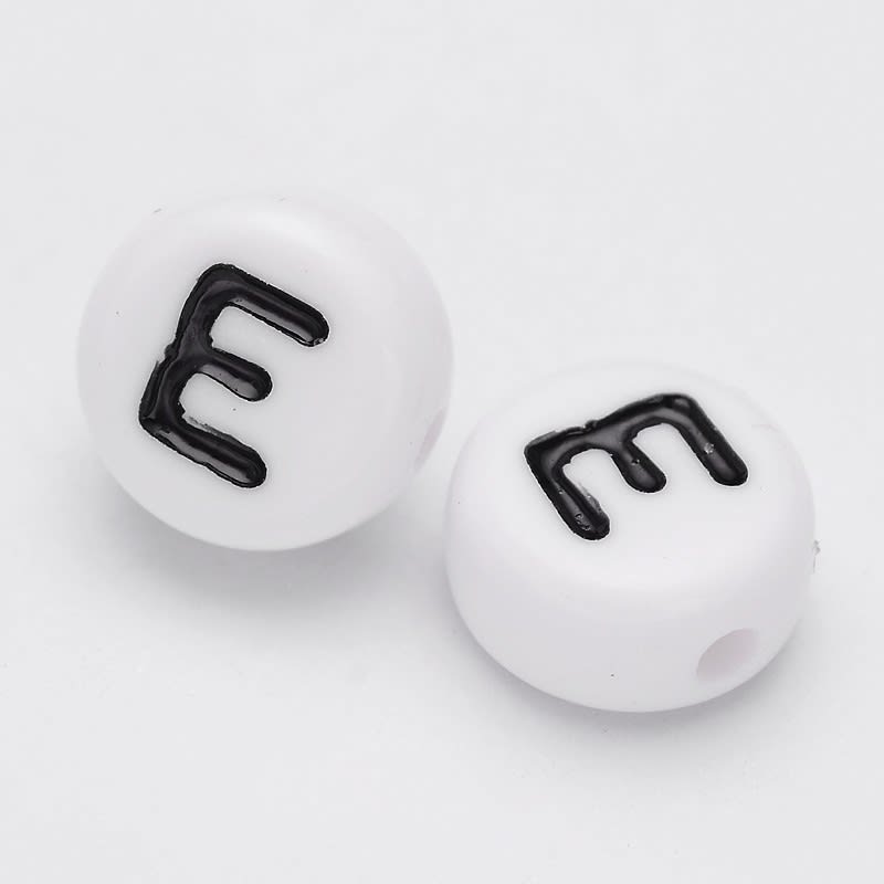 Letras plásticas redonda abecedario / 100 uds5