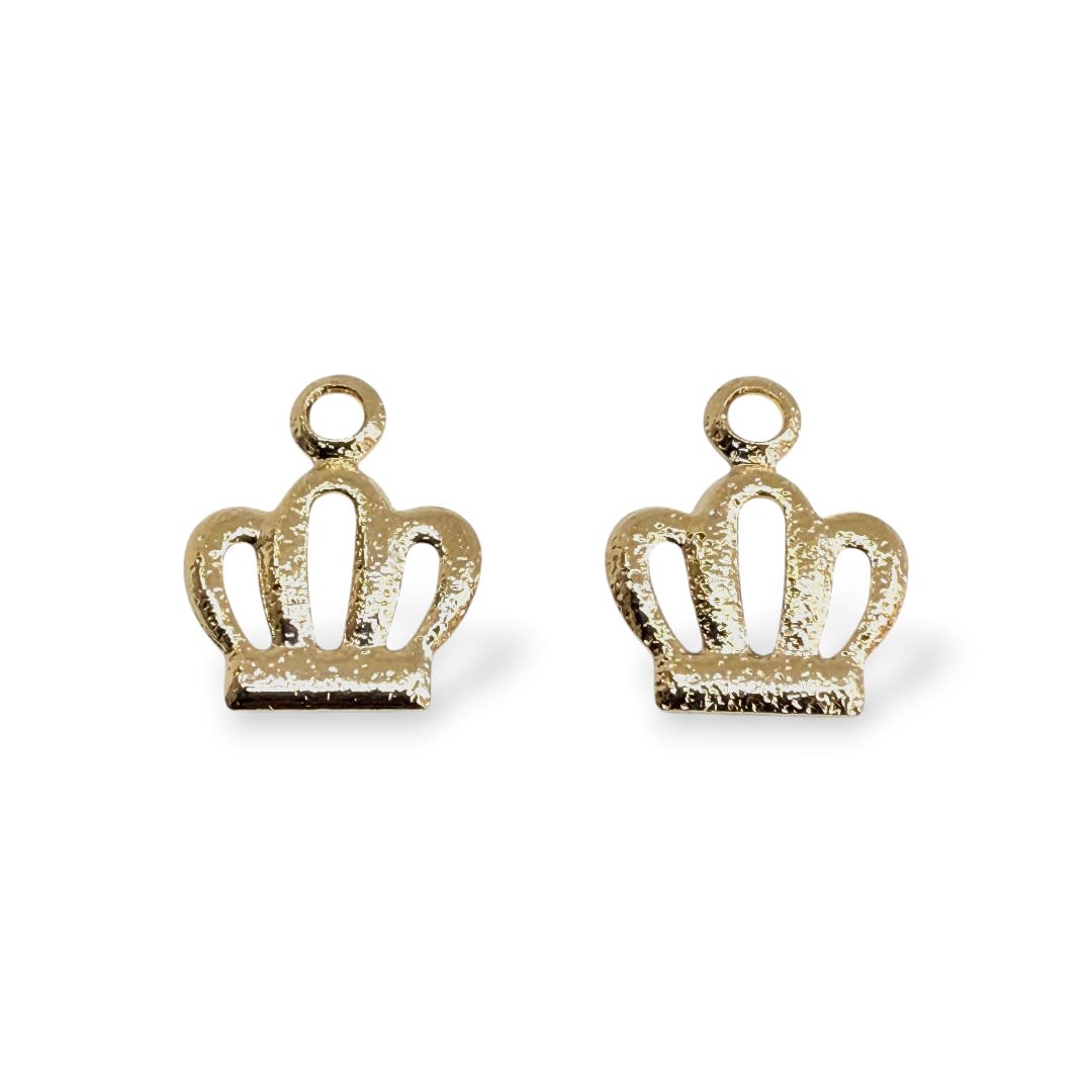 Mini dije corona diamantada 8 mm gold-filled / unidad1