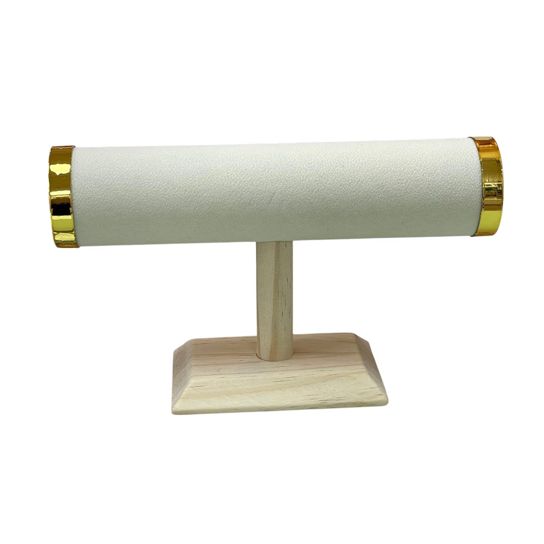 Exhibidor mostrario pulseras reloj un nivel madera eco cuero / unidad6