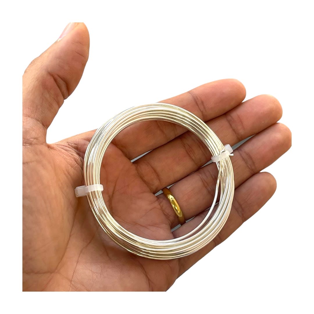 Alambre calibre 16 plateado americraft supply silver / Rollo2