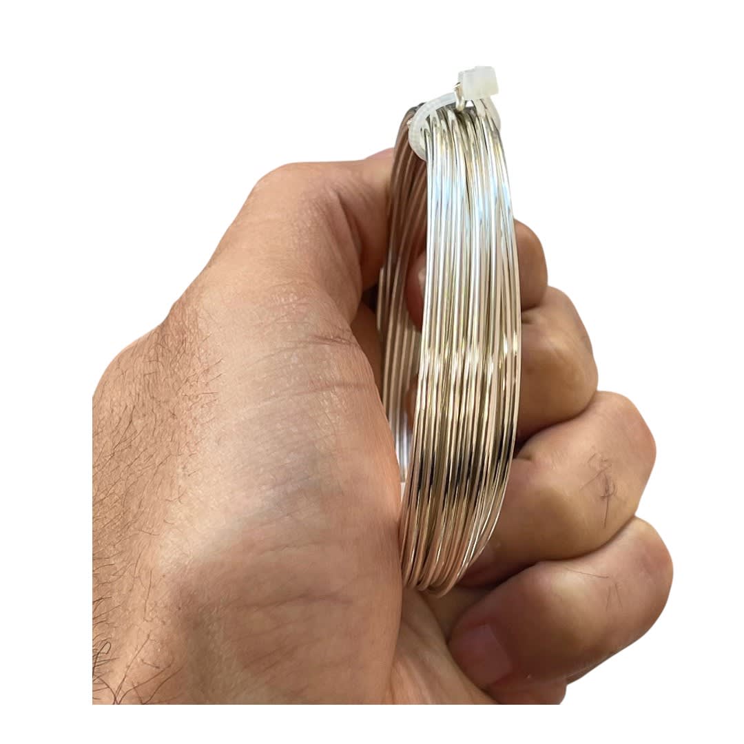 Alambre calibre 16 plateado americraft supply silver / Rollo3