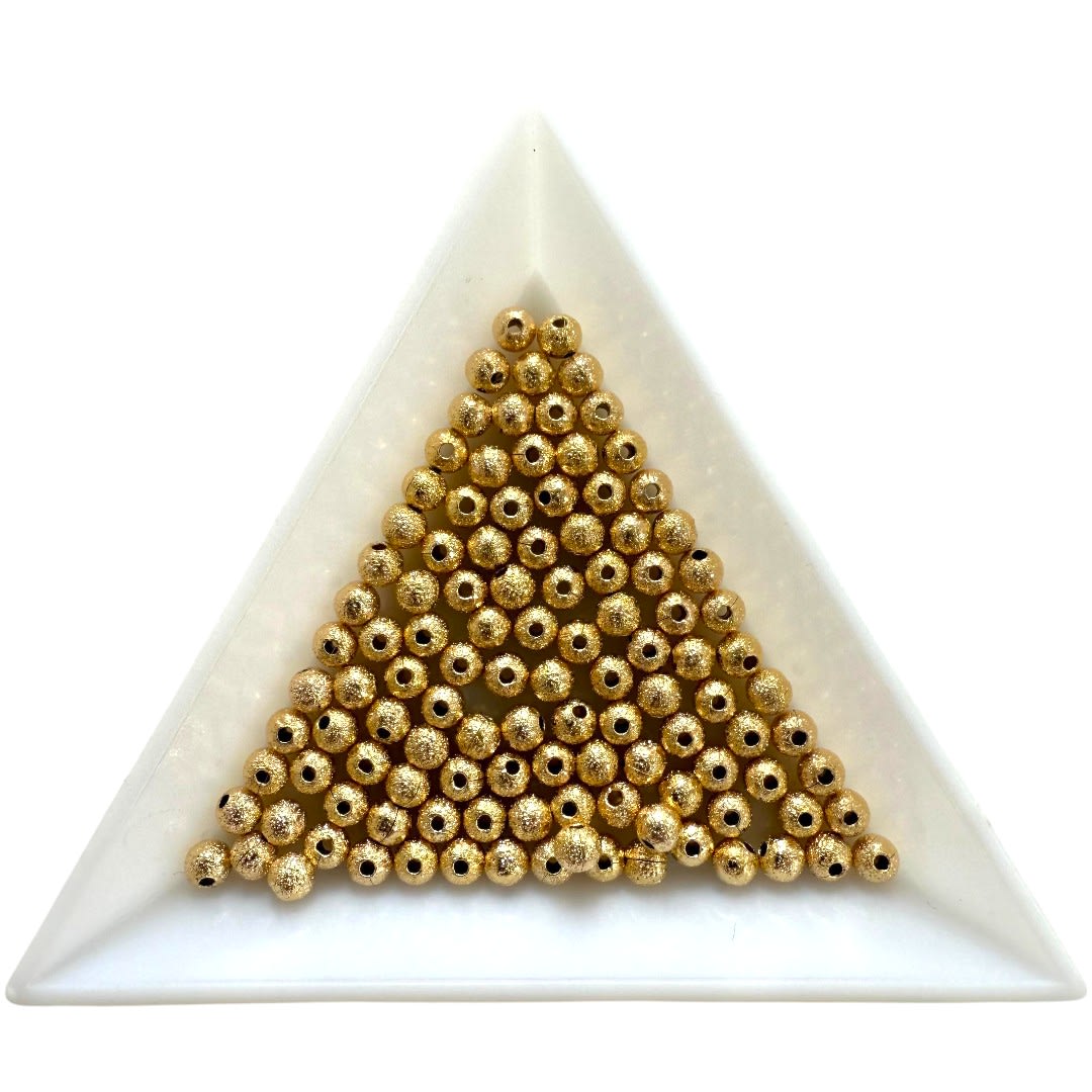 Balines diamantado Gold-filled / gramo4