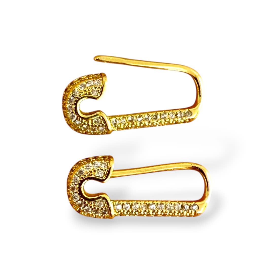 Dije broche pasador 21x10 mm de seguridad bebe alpita / unidad2