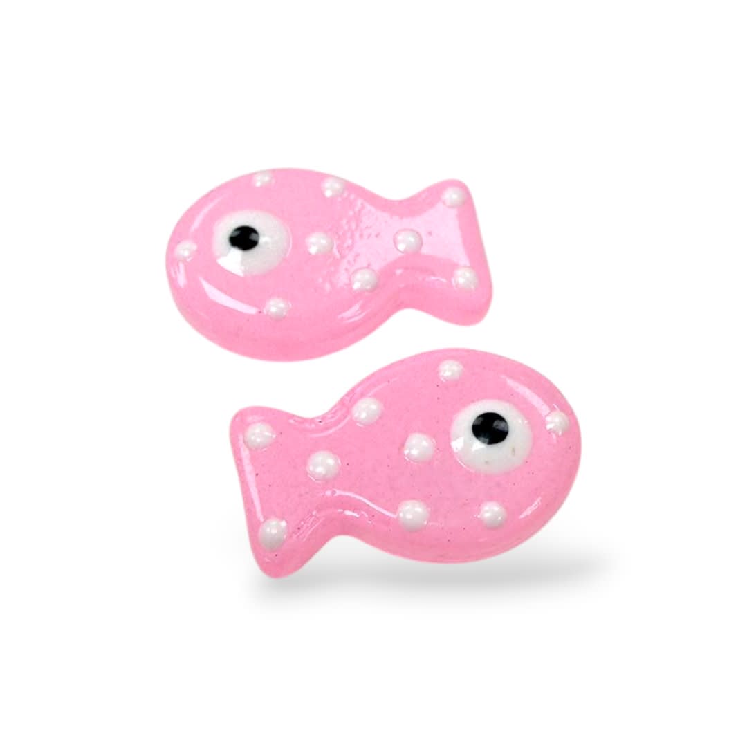 Dije pasador Pez pescado 19.5 mm murano / unidad11