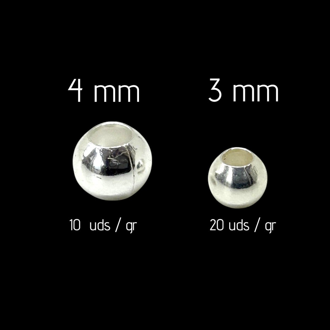 Balines baño de plata / gramo3