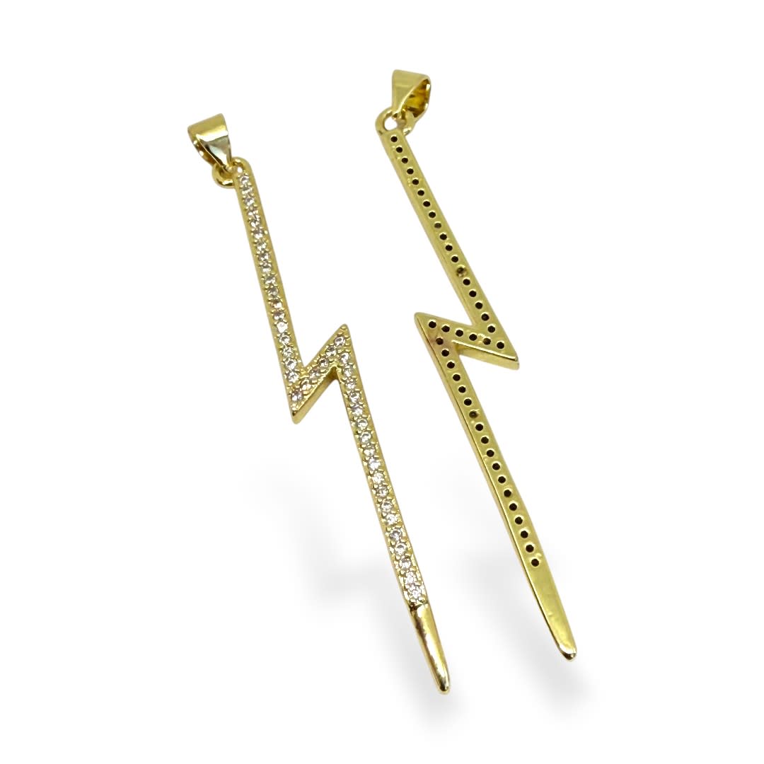 Dije colgante maxi rayo 54x7 mm / unidad2