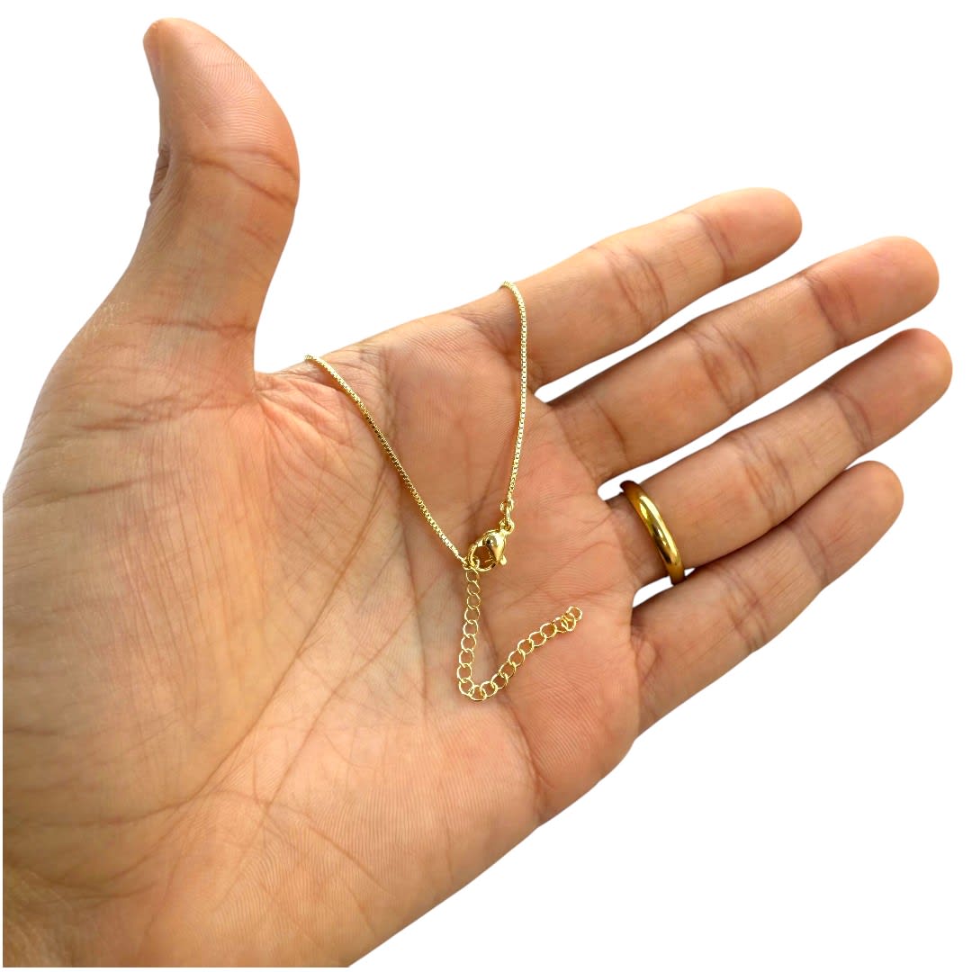 Cadena armada tejido veneciana baño de oro / unidad2