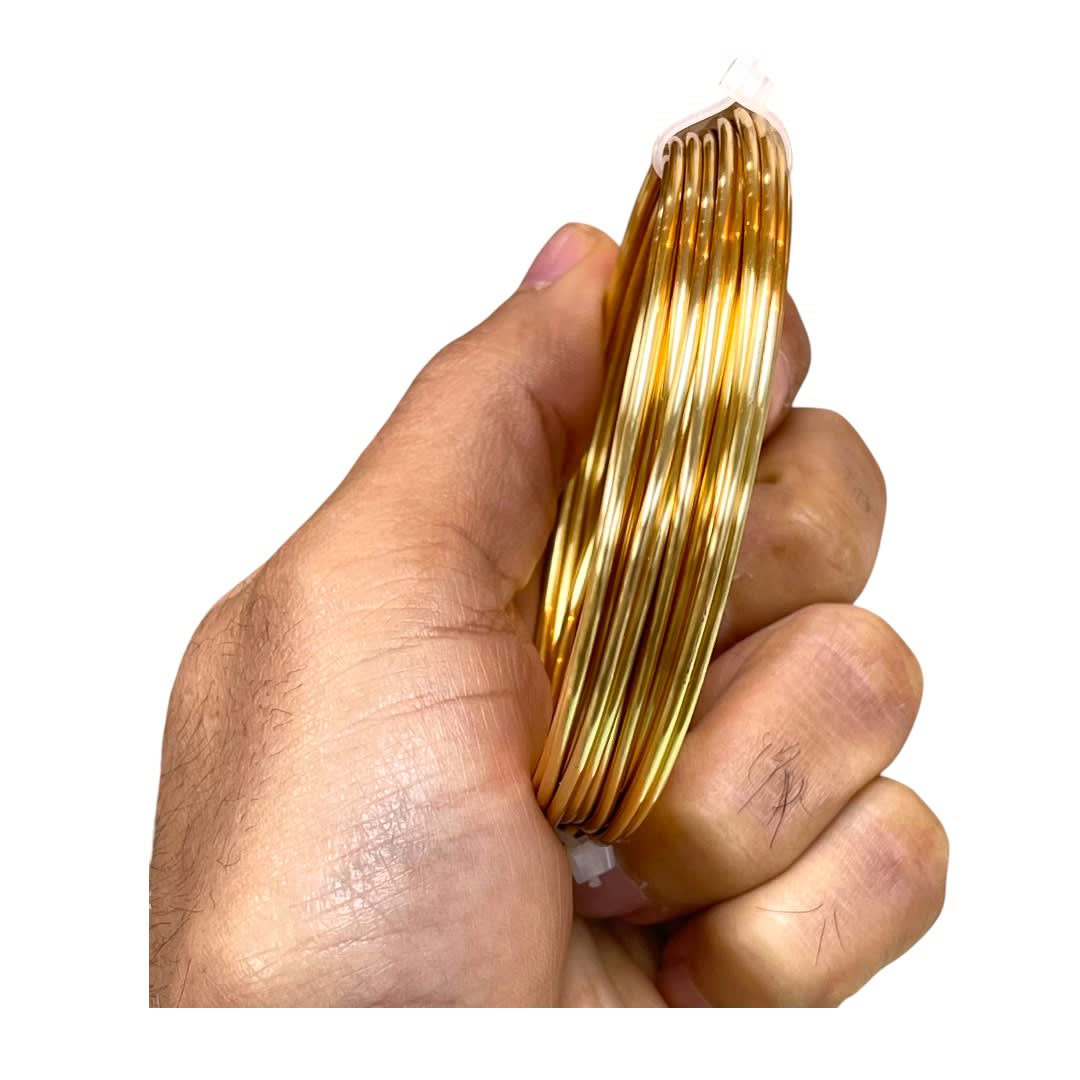 Alambre calibre 14 dorado americraft supply gold / Rollo3