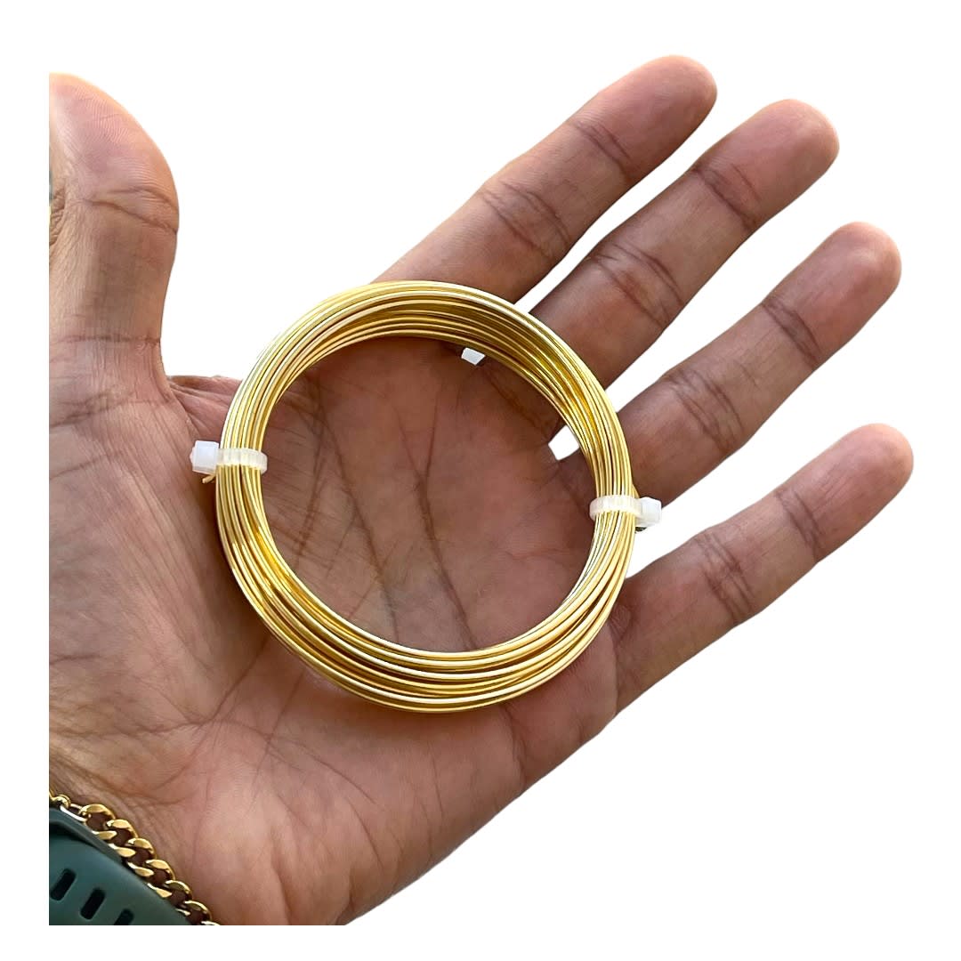 Alambre calibre 16 dorado americraft supply gold / Rollo2