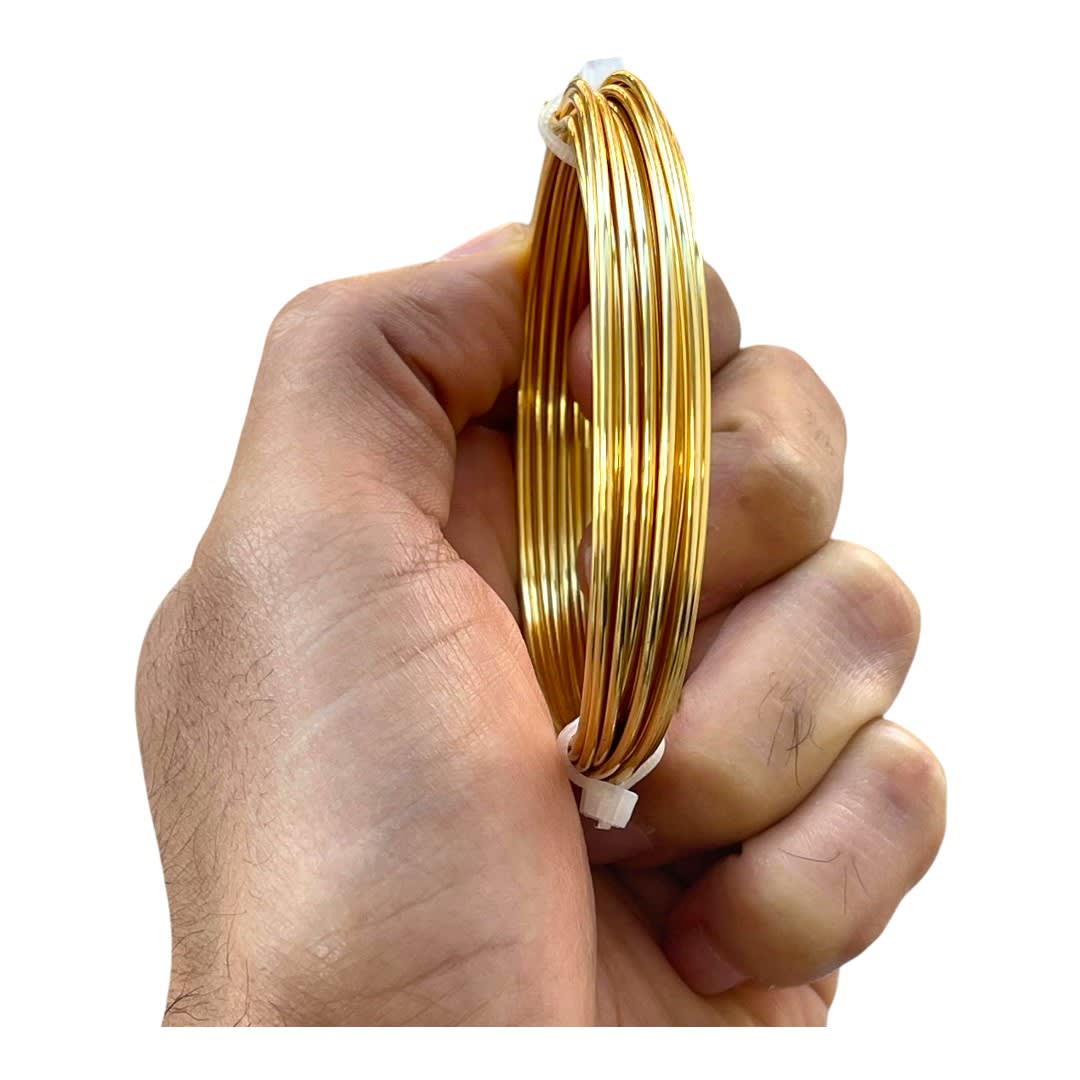 Alambre calibre 16 dorado americraft supply gold / Rollo3