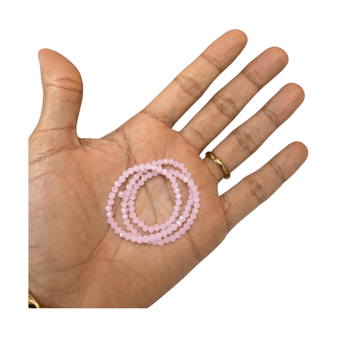 Sarta cristales 3 mm murano facetado Unicolor / tira15