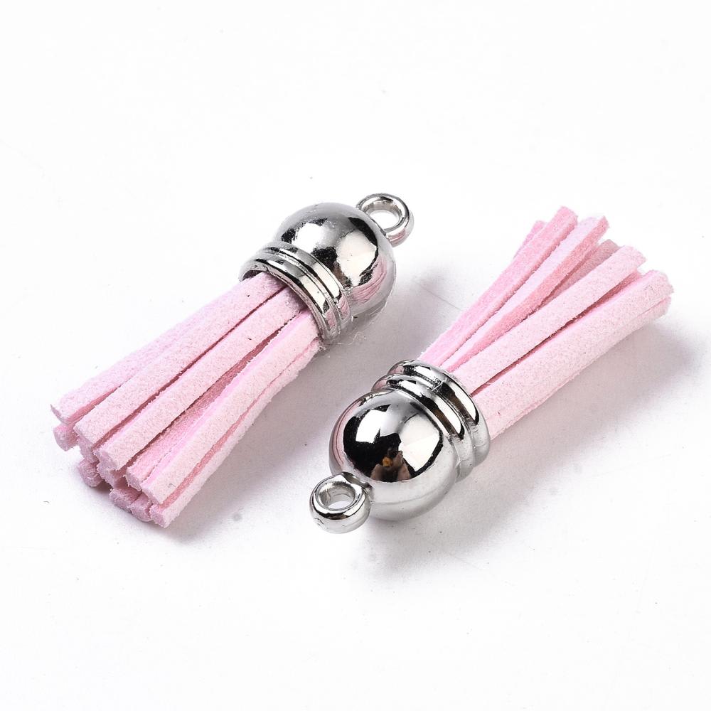 Dije colgante borla de gamuza souvenir / 10 uds4