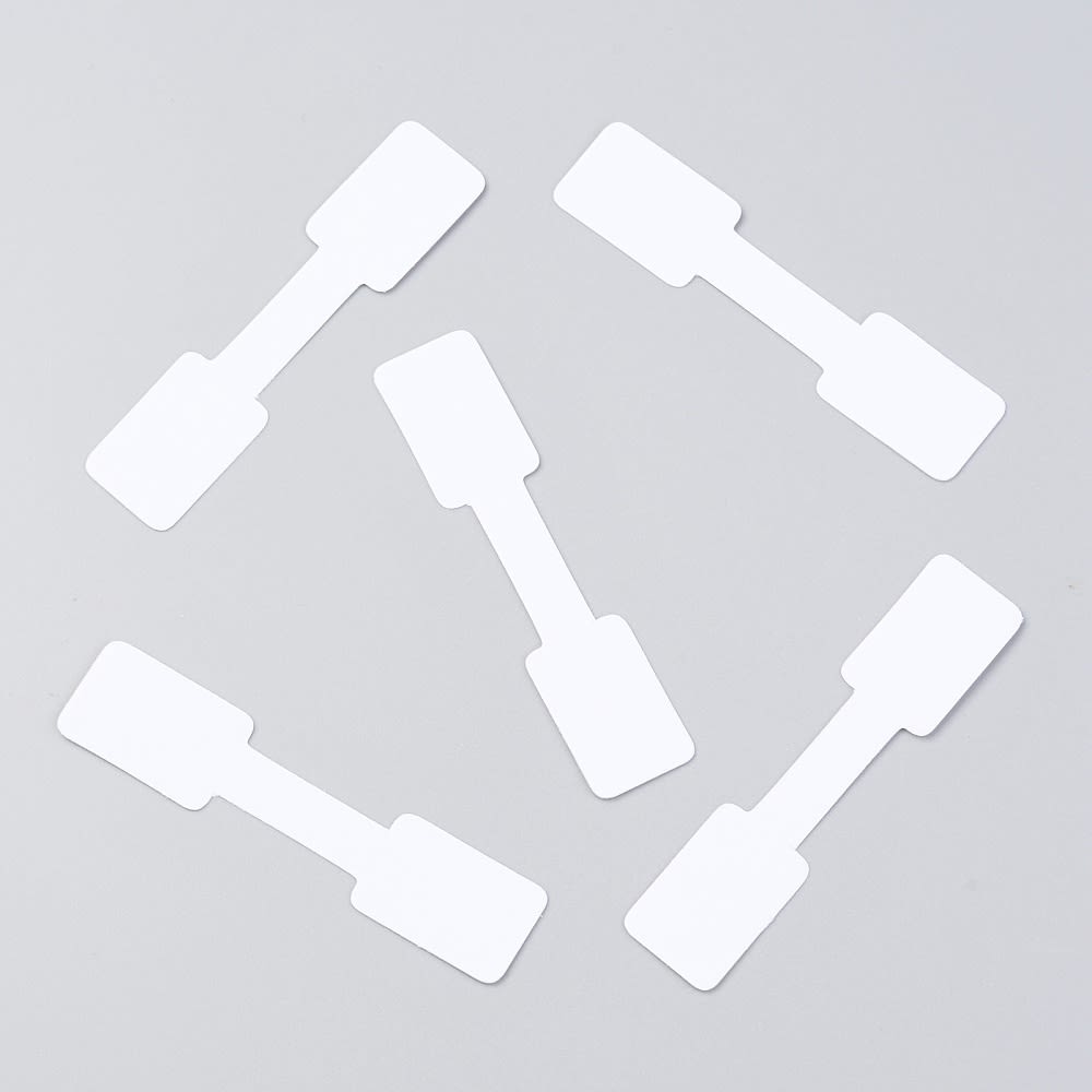 Etiqueta adhesiva rectangular para precio de papel / 100 uds2