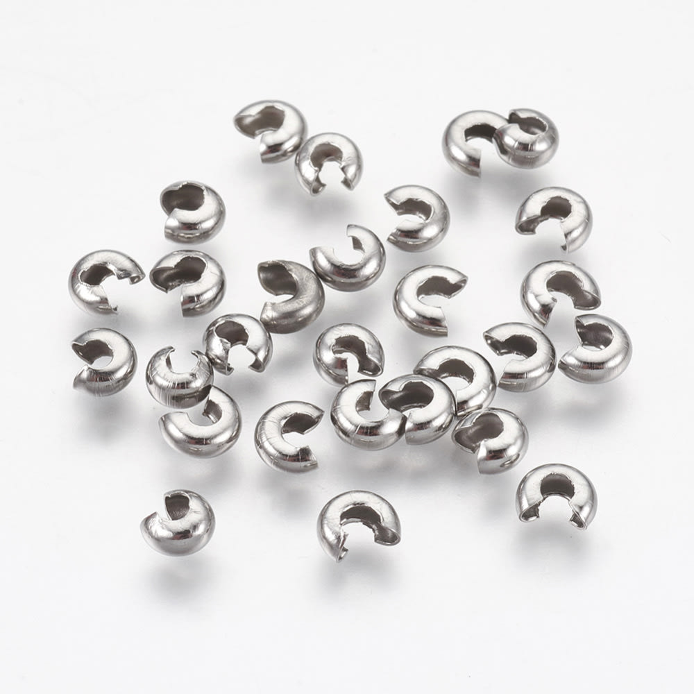 Grapas tipo C 4.5 mm acero plateado / gramo1